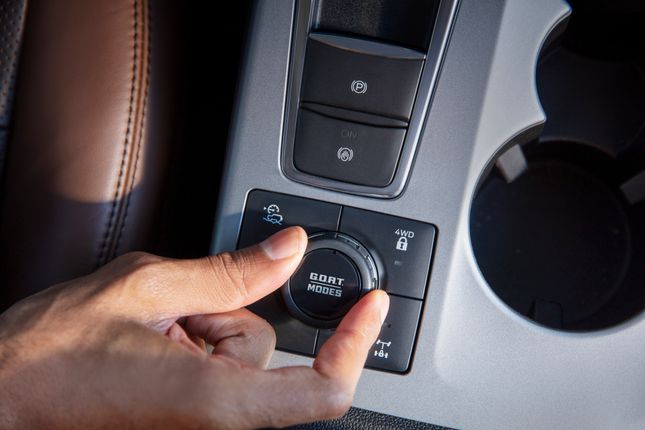 Locking buttons in the Ford Bronco Sport